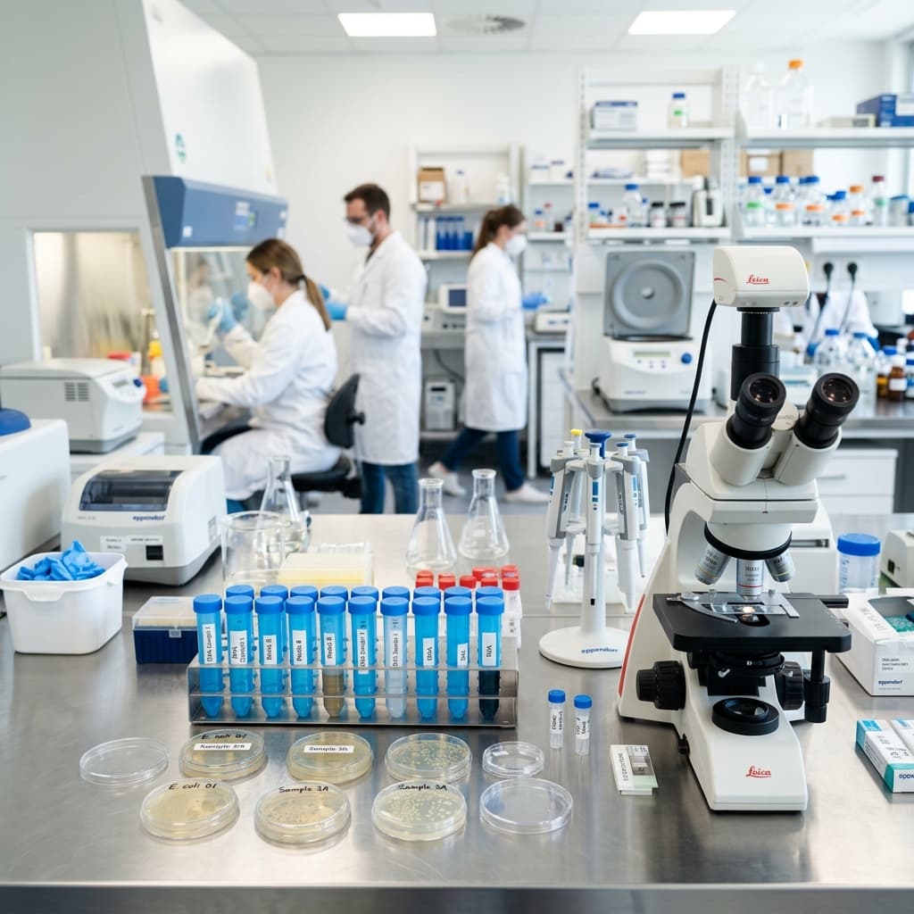 Laboratory background